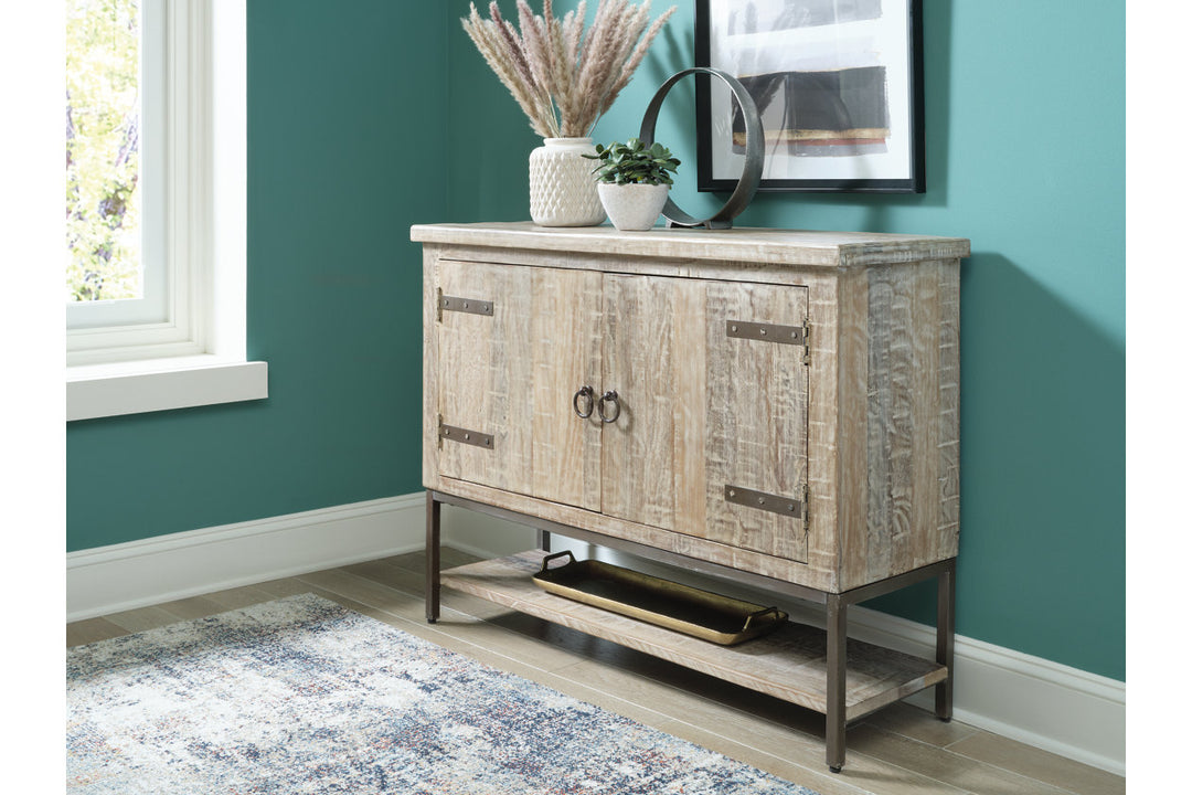 Ashley Furniture Laddford Accent Cabinet - Stationary Upholstery Accents
