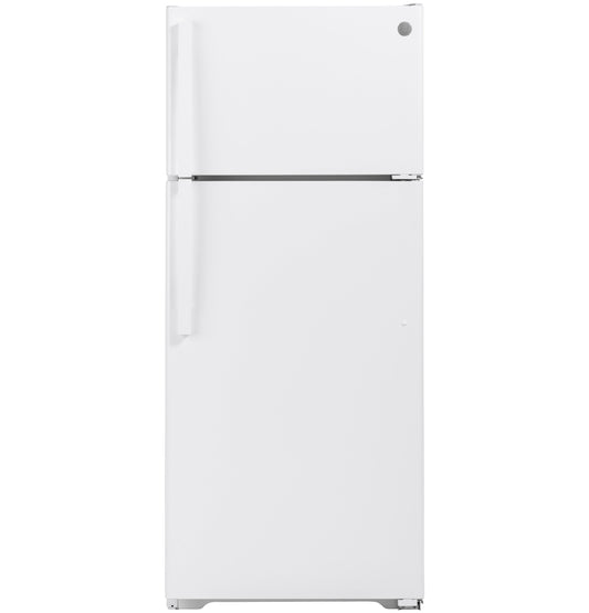 GE® 17.5 Cu. Pie. Subasta de refrigeradores con congelador superior