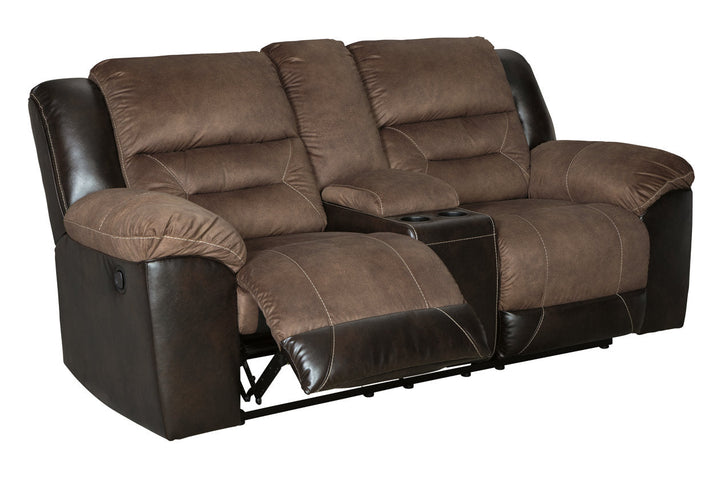  Earhart Motion Recliner Sofa and Loveseat Set - Living room