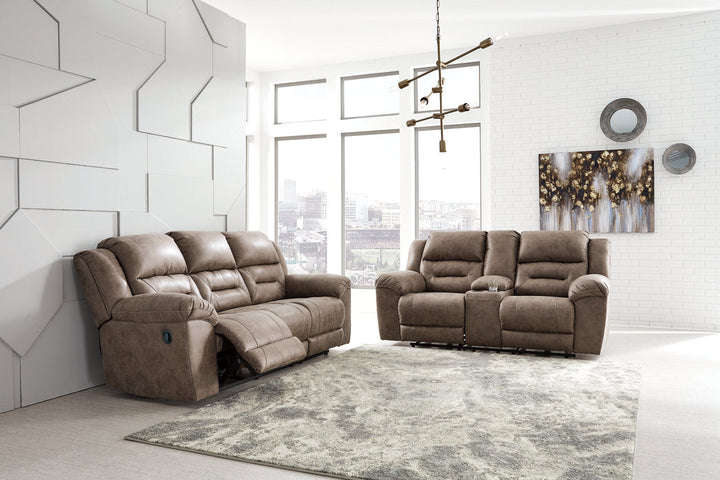  Stoneland Reclining Sofa - Living room
