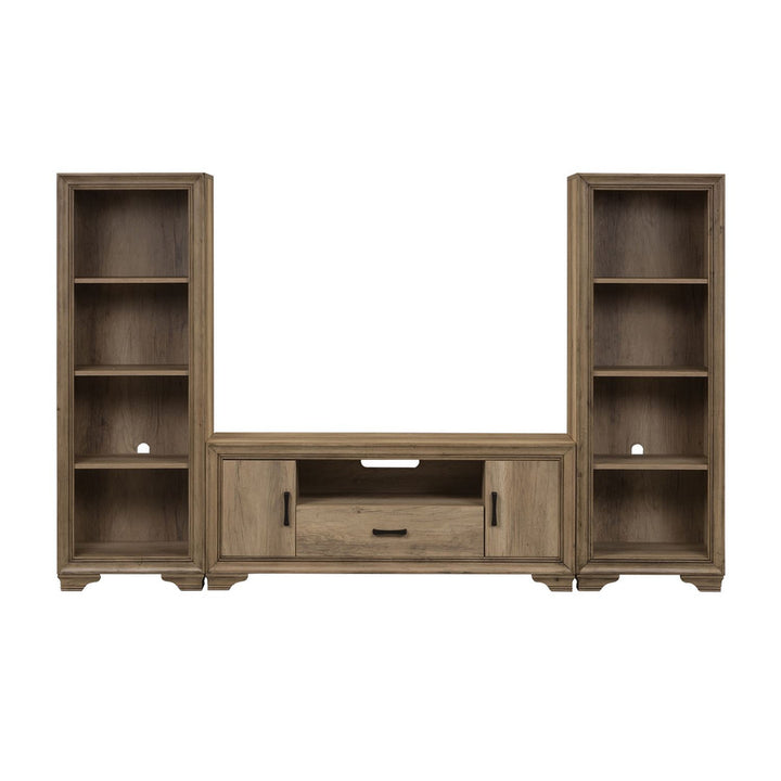 Sun Valley 3 PCS Entertainment Center with Piers By Liberty Furniture