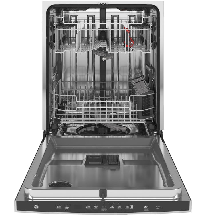 GE® Fingerprint Resistant Top Control With Stainless Steel Interior Dishwasher With Sanitize Cycle & Dry Boost With Fan Assist Auction
