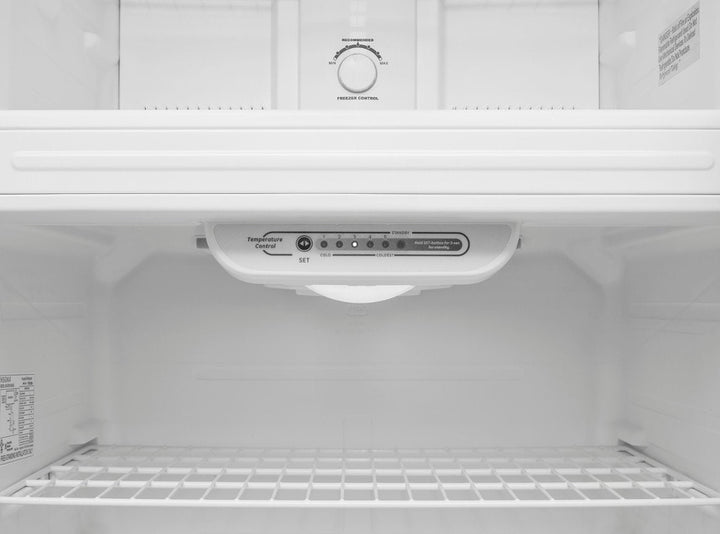 Insignia™ - 18.1 Cu. Pie. Refrigerador con congelador superior - Subasta negra