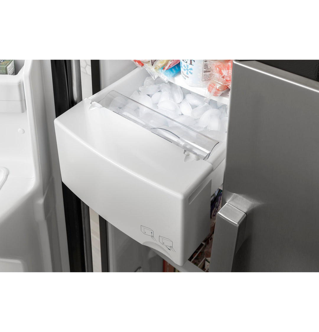 GE® 25.3 Cu. Pie. Refrigerador de dos puertas verticales