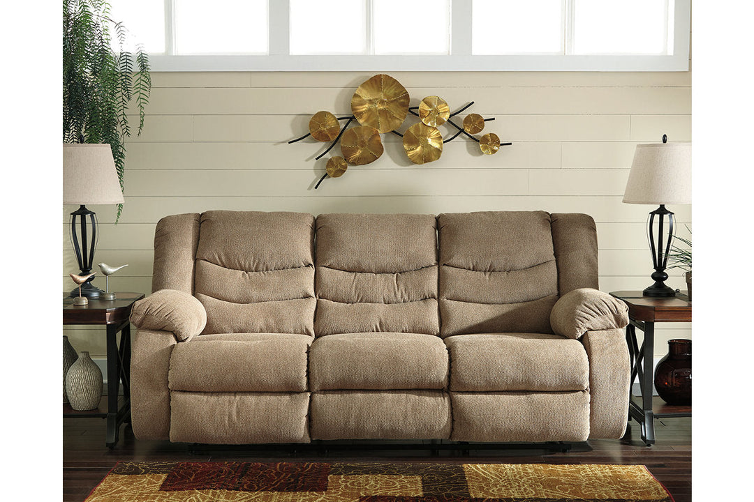  Tulen Motion Reclining Sofa and Loveseat Set - Living room