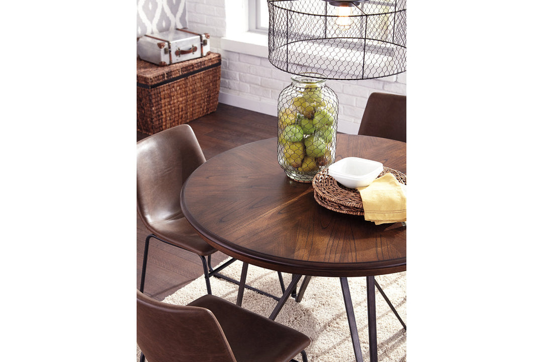  Centiar Dining Room Set of 2 Chairs (wood and Metal) - Dining Room