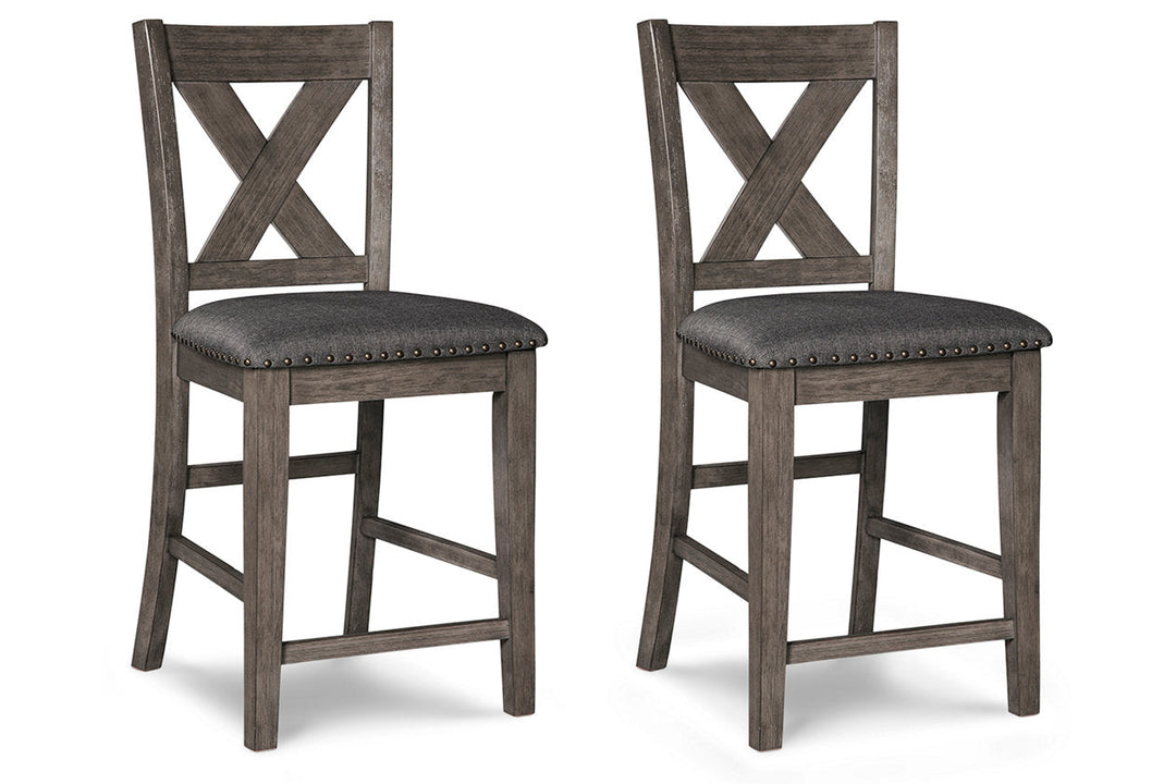  Caitbrook Counter Height Upholstered Bar Stool (Set of 2) - Dining Room