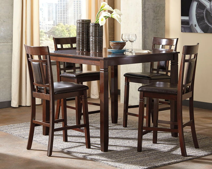  Bennox Counter Table Dining Room Set (Set of 5) - Casual Tables