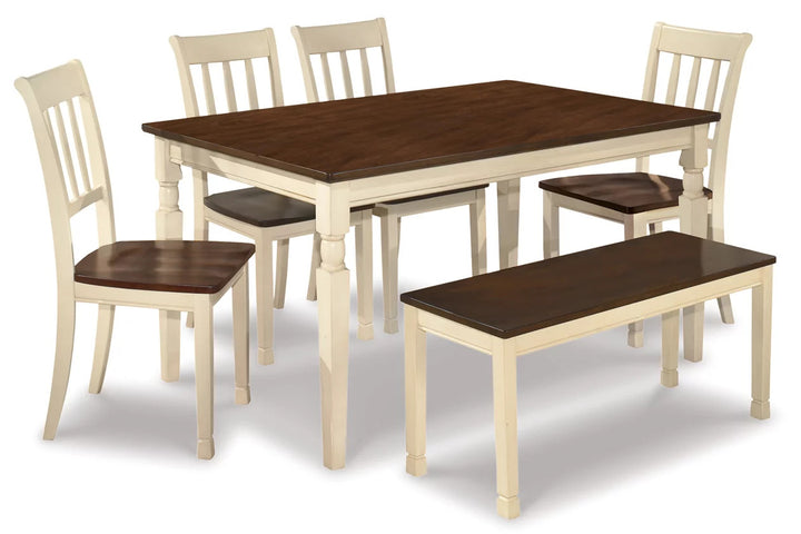  Whitesburg Dining Table and 4 Chairs - 