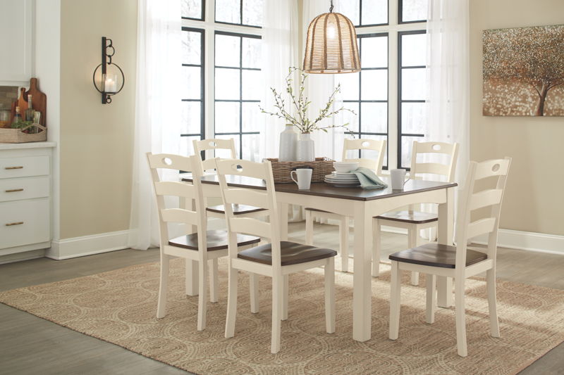  Woodanville Dining Table and 6 Chairs Set - Formal Dining