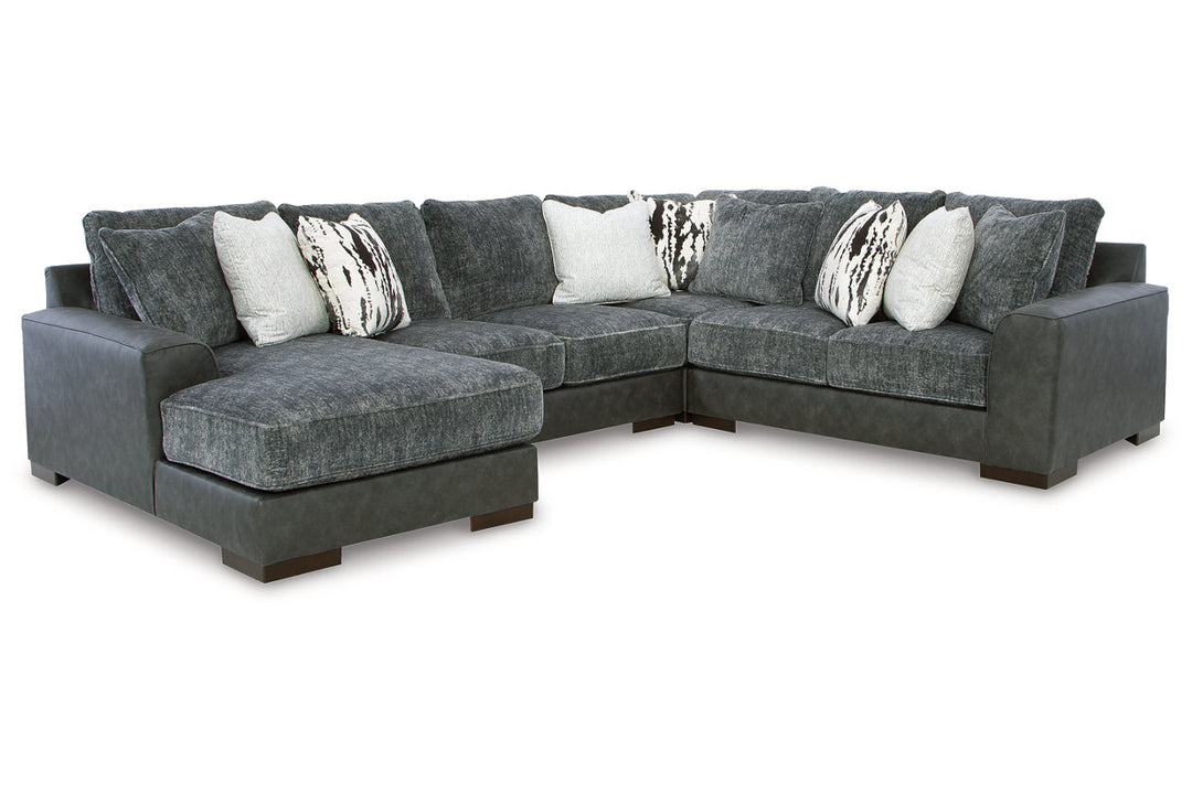 Ashley Furniture Larkstone Sectionals - Living room