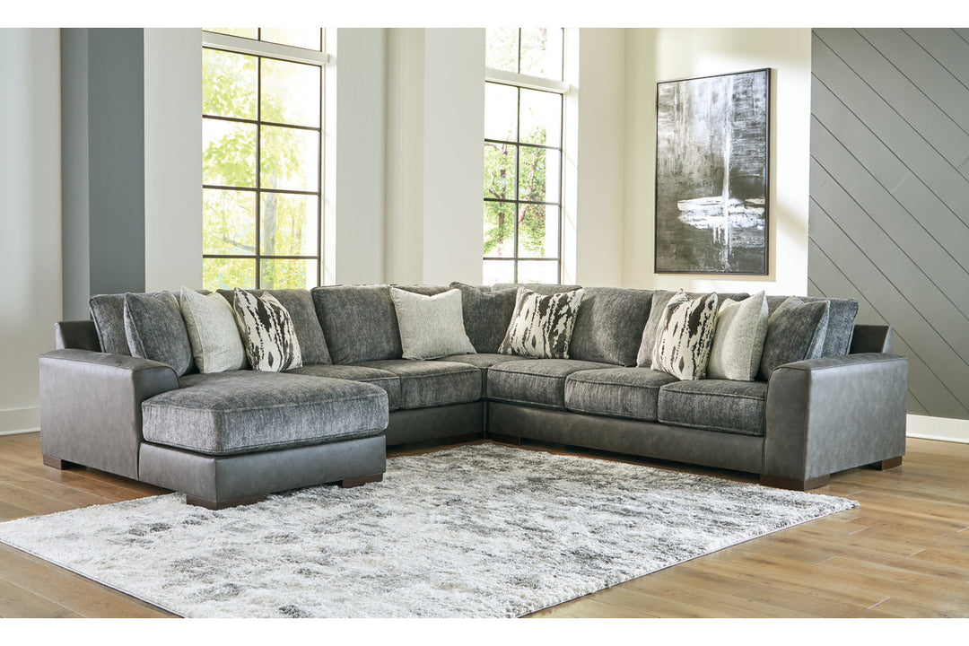 Ashley Furniture Larkstone Sectionals - Living room