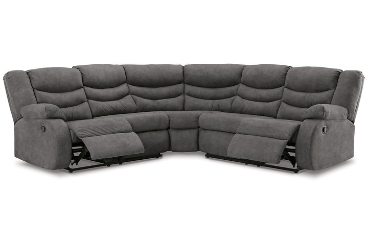 Ashley Furniture Partymate Slate 2-Piece Sectionals - Sofas