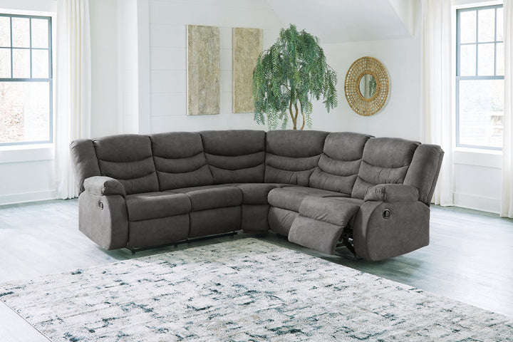 Ashley Furniture Partymate Slate 2-Piece Sectionals - Sofas