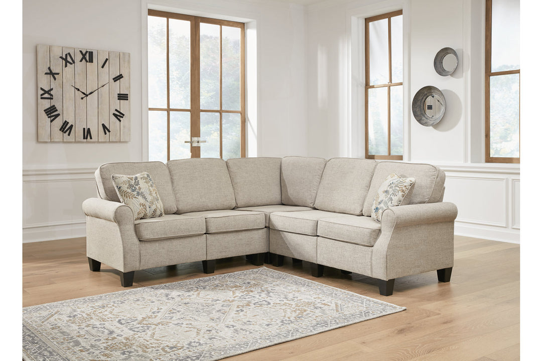 Ashley Furniture Alessio Sectionals - Beige-  Living room