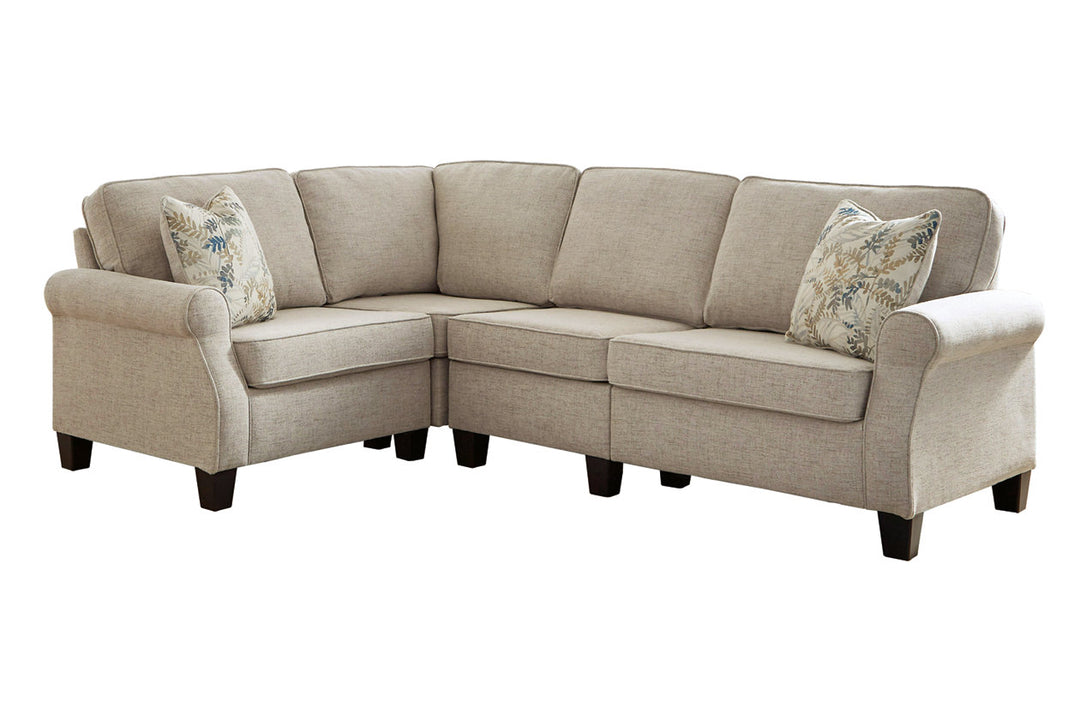 Ashley Furniture Alessio Sectionals - Beige- Living room