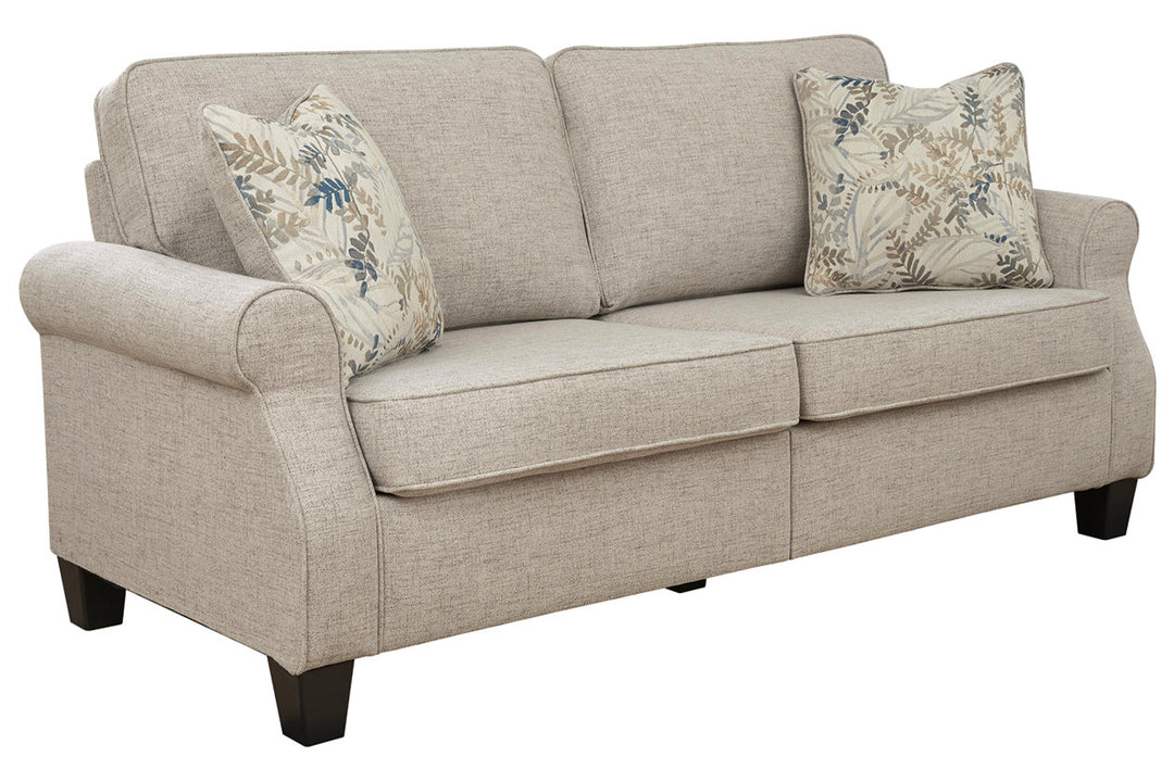 Ashley Furniture Alessio Collection - Sofa- Sesame (Beige) - Two Designer PillowsLiving Room Set