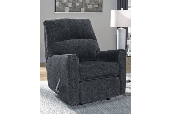 Signature Design by AshleyÂ® -Altari Living Room - Manual Reclining Chair - Slate -