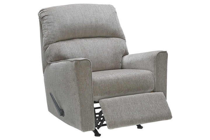   Signature Design by Ashley® -Altari Living Room - Manual Reclining Chair - Alloy - 