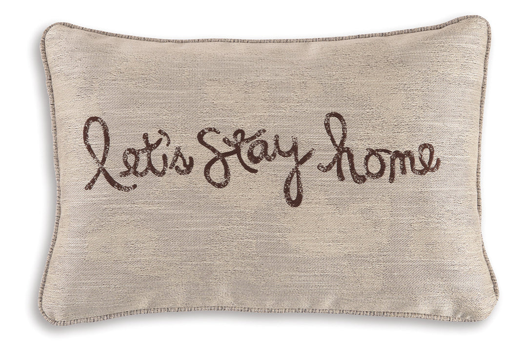  Lets Stay Home Pillows - Living Room Basic Textiles