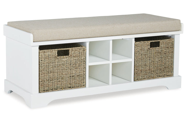 Ashley Furniture Dowdy Storage Bench - Stationary Upholstery Accents