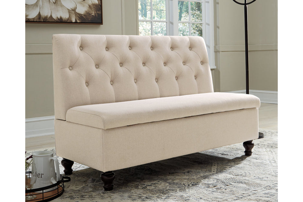 Ashley Furniture Gwendale Storage Bench - Accent Chairs - Free Standing