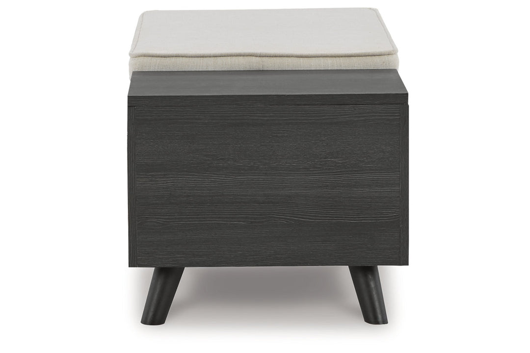 Ashley Furniture Yarlow Storage Bench - Stationary Upholstery Accents