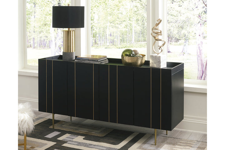 Ashley Furniture Brentburn Accent Cabinet - Multi-Room Storage