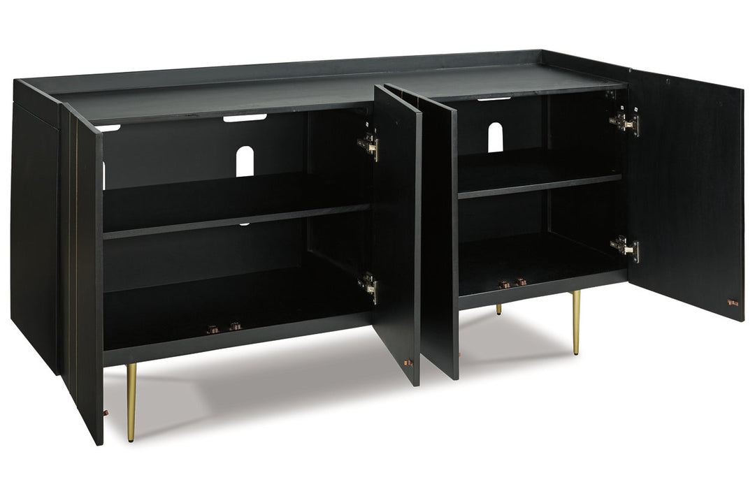 Ashley Furniture Brentburn Accent Cabinet - Multi-Room Storage