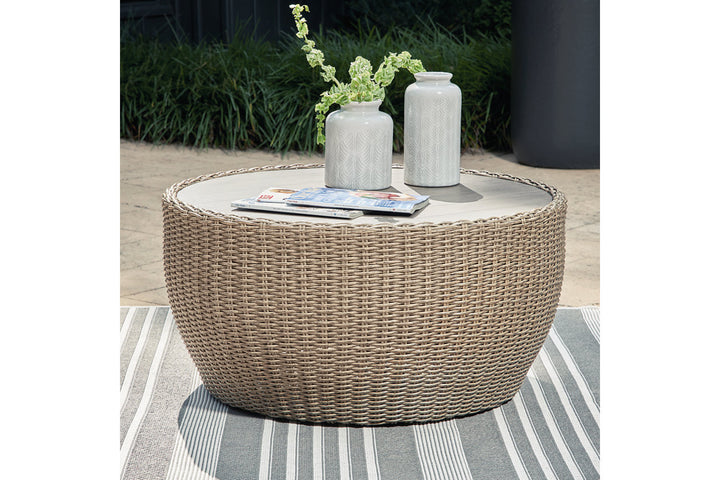 Ashley Furniture Danson Cocktail Table - Outdoor Occasional