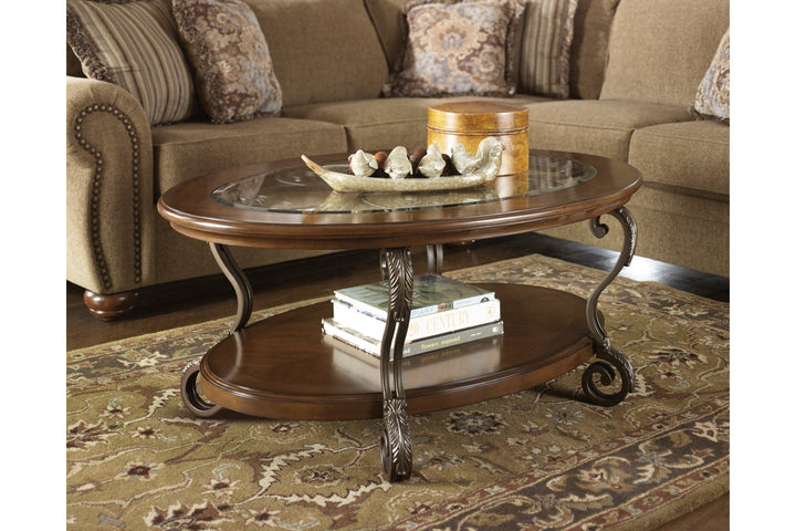 Ashley Furniture Nestor Cocktail Table - Stationary Occasionals