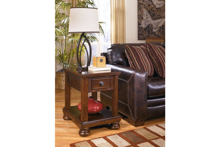 Ashley Furniture Porter End Table - Stationary Occasionals