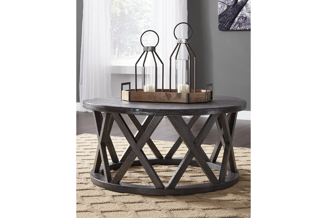 Ashley Furniture Sharzane Cocktail Table - Stationary Occasionals