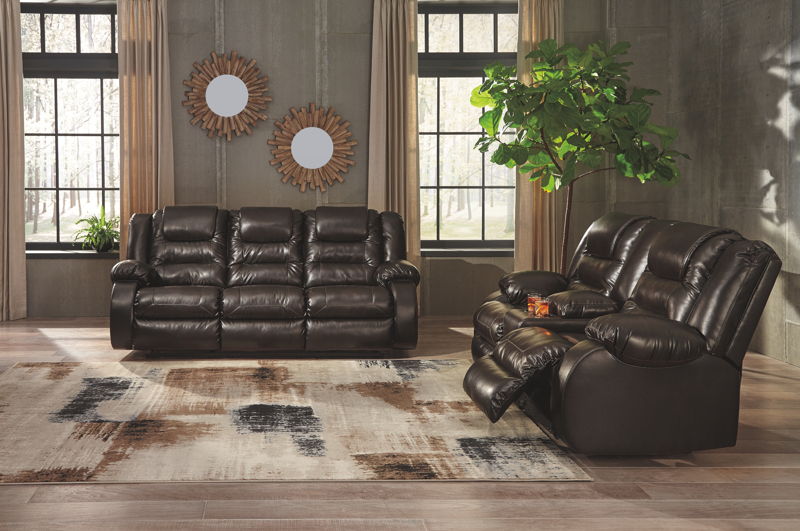  Vacherie Motion Sofa and Loveseat Set - Living room